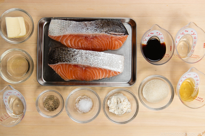 Teriyaki Salmon Ingredients